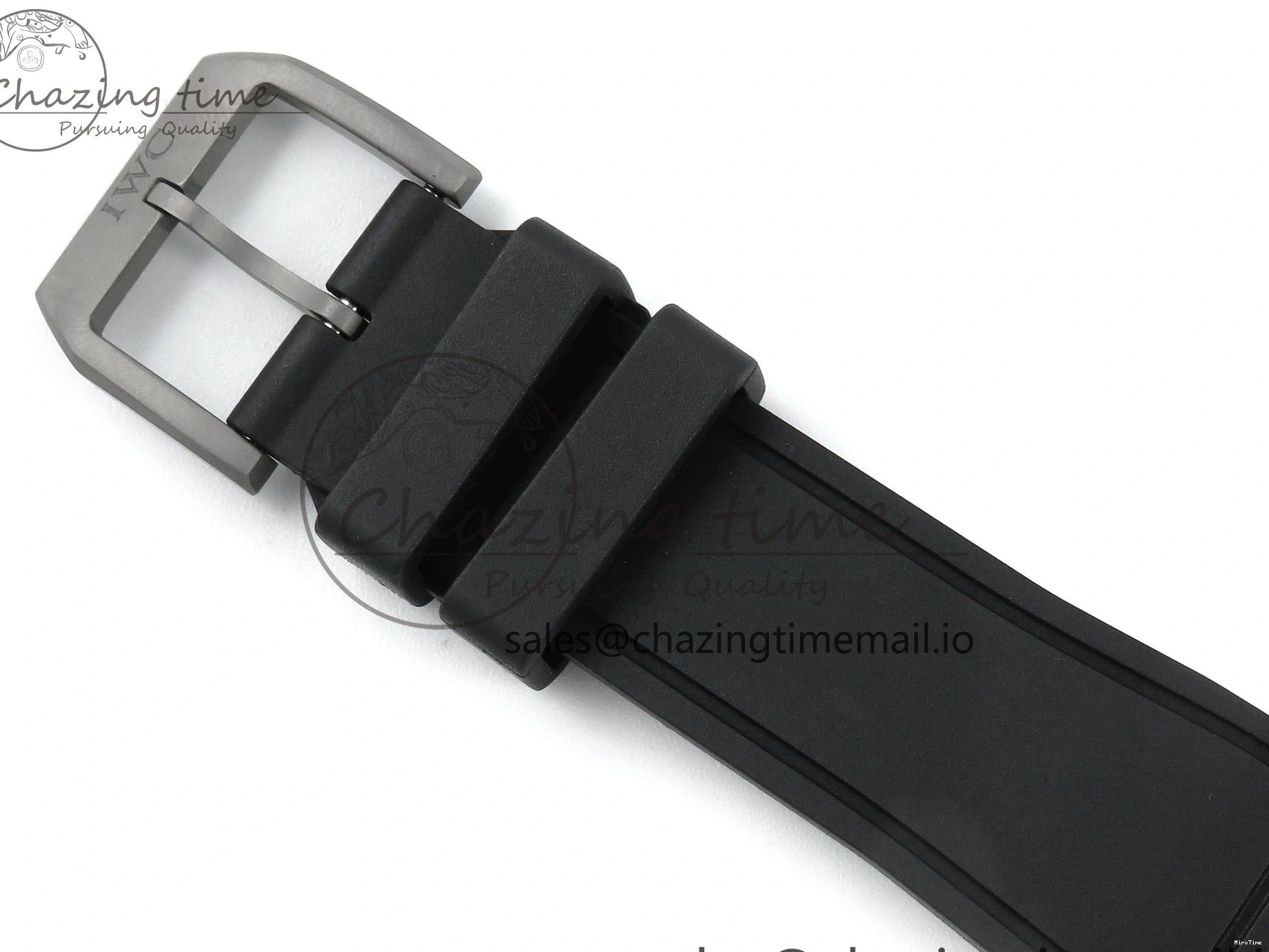 MIROTIME 0317 Pilot Top Gun IW326901 M+F 1:1 Best Edition Black Dial on Black Rubber Strap A SportInspired 6999
